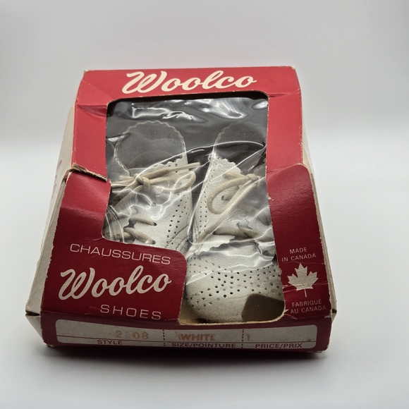Wolco Other - Vintage Woolco Baby Shoes in Original Box (1960's)